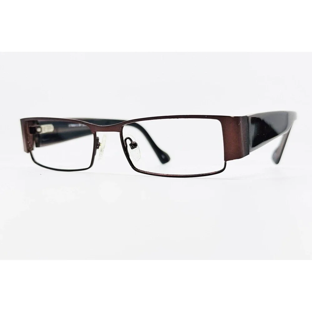 Tempo Eyeglasses Frames Mens Brown Rectangular CTM9013 52-16-140